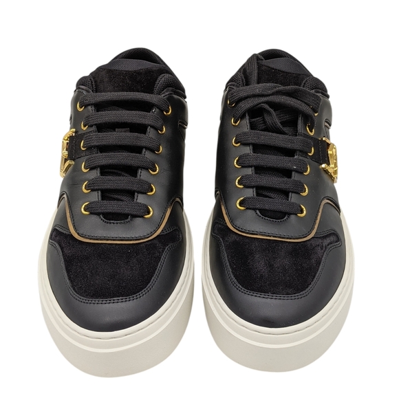 Ferragamo Mens Shoes Noris Sneakers Size 12 New With Box - Picture 4 of 7